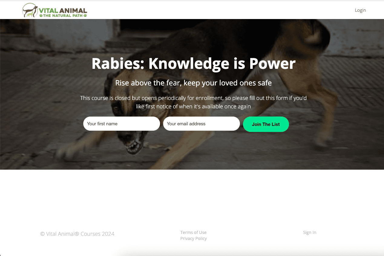Rabies is Knowledge is Power Screenshot